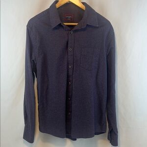 UNTUCKit Sherwood 35722 100% Cotton Size Large Purple‎ Men's Shirt